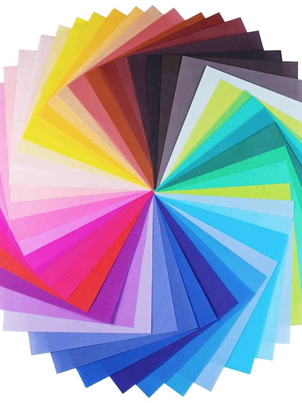 Origami Paper Large Single Sided for Arts and Crafts Projects